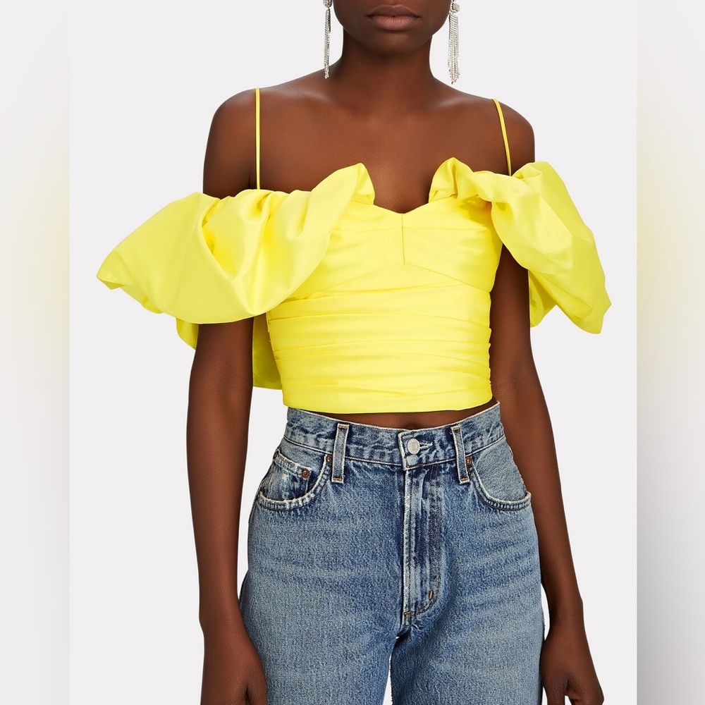 Bright butter yellow Rozie corset 🍋